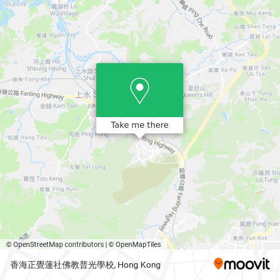 香海正覺蓮社佛教普光學校地圖