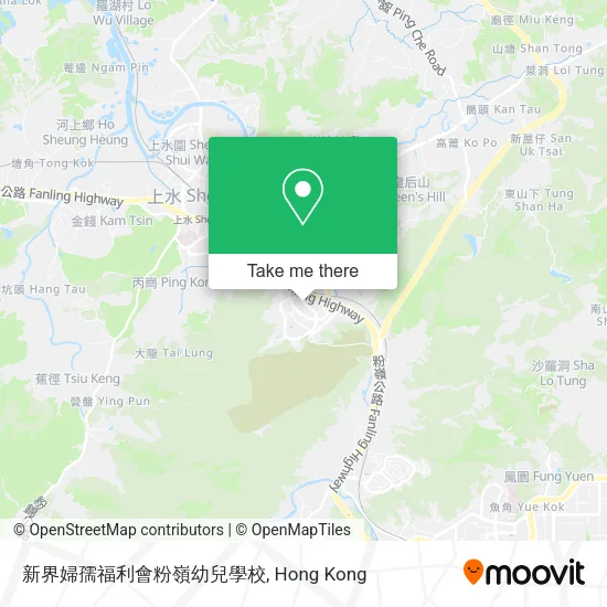 新界婦孺福利會粉嶺幼兒學校地圖