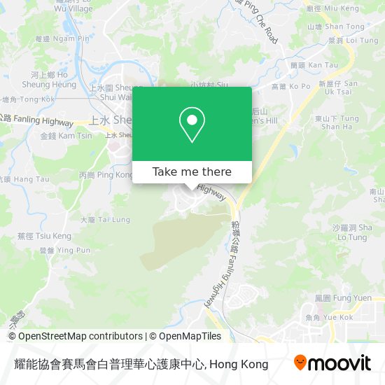 耀能協會賽馬會白普理華心護康中心 map