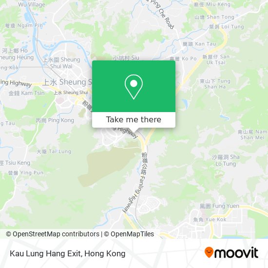 Kau Lung Hang Exit map