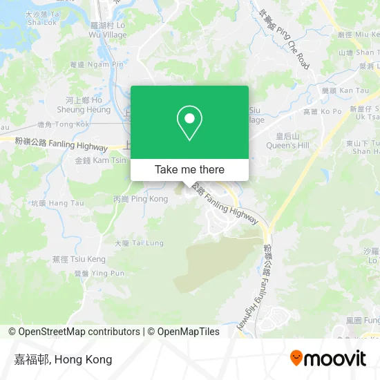 嘉福邨 map