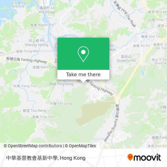 中華基督教會基新中學地圖