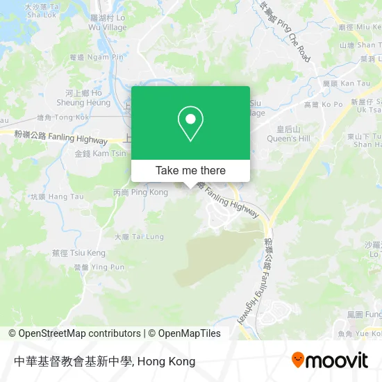 中華基督教會基新中學地圖
