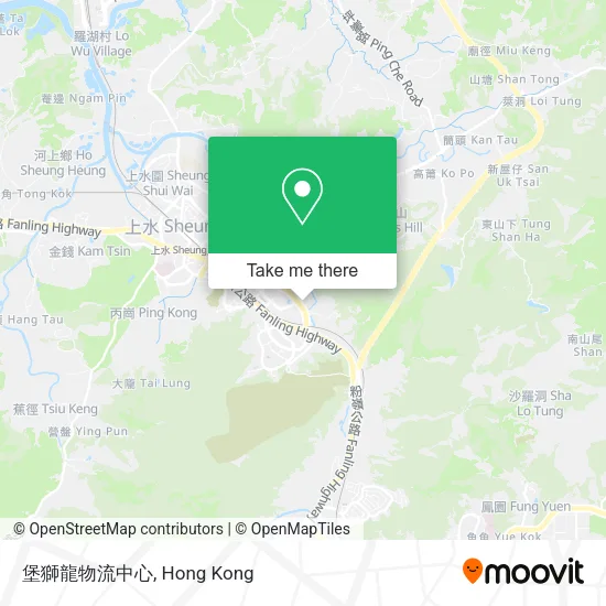 堡獅龍物流中心地圖