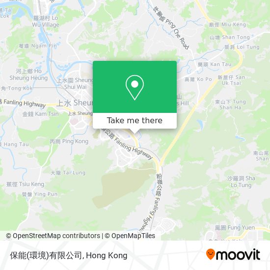 保能(環境)有限公司地圖