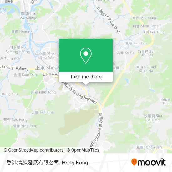 香港清純發展有限公司 map