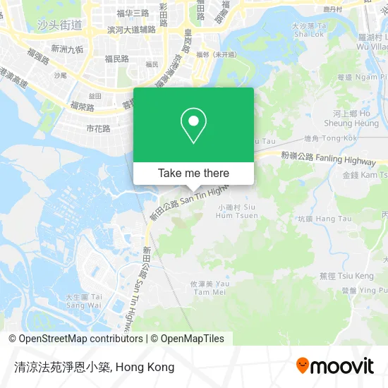 清涼法苑淨恩小築 map