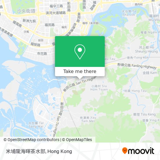米埔隴海暉茶水部 map