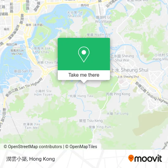 潤雲小築地圖