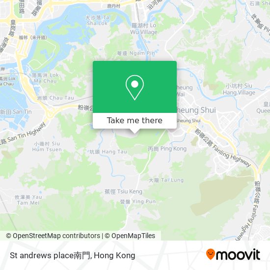 St andrews place南門 map