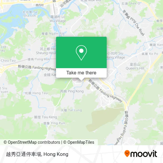 越秀亞通停車場 map