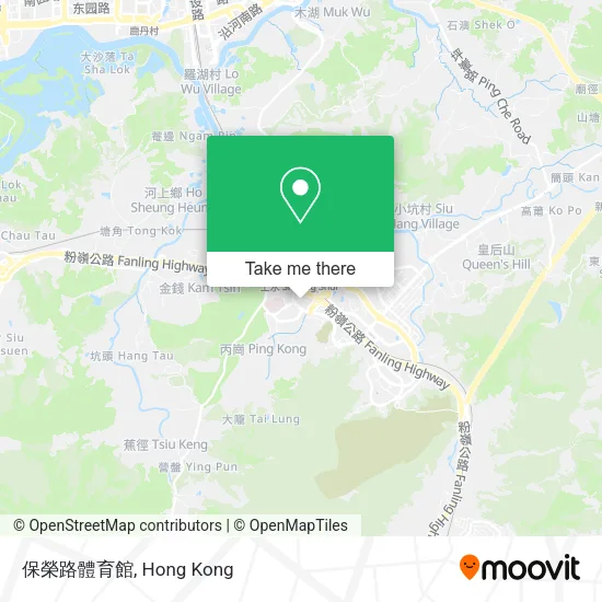 保榮路體育館地圖