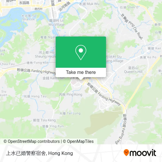 上水已婚警察宿舍 map