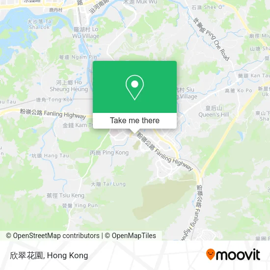 欣翠花園 map