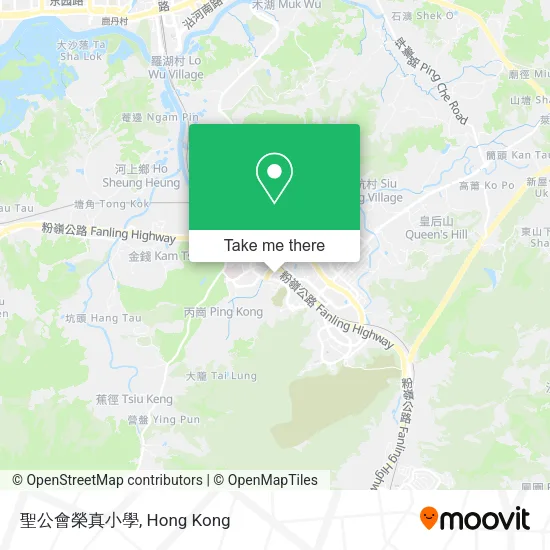 聖公會榮真小學地圖