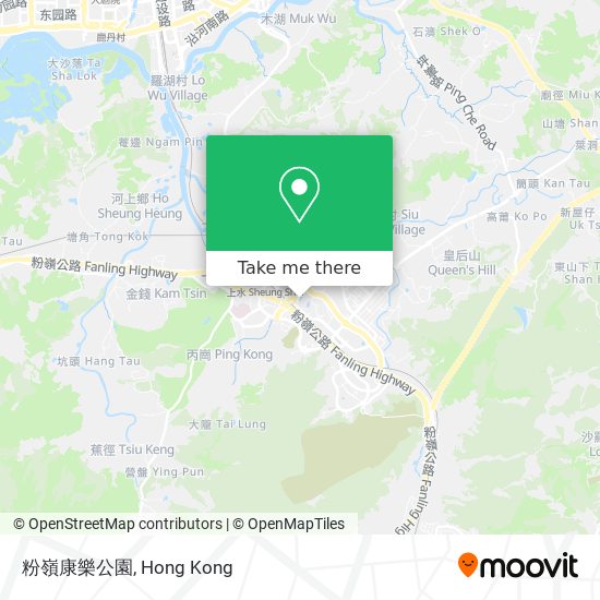 粉嶺康樂公園 map