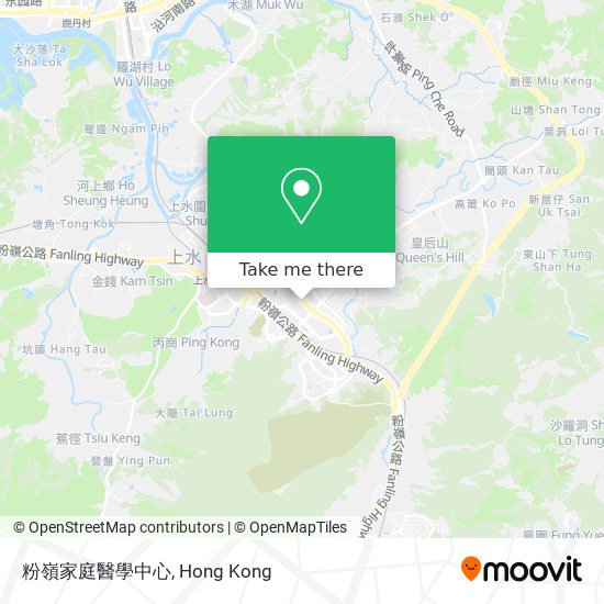 粉嶺家庭醫學中心 map