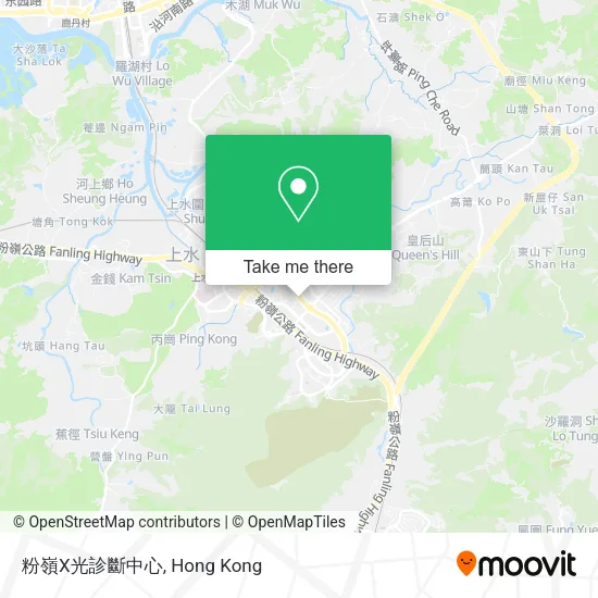 粉嶺X光診斷中心 map