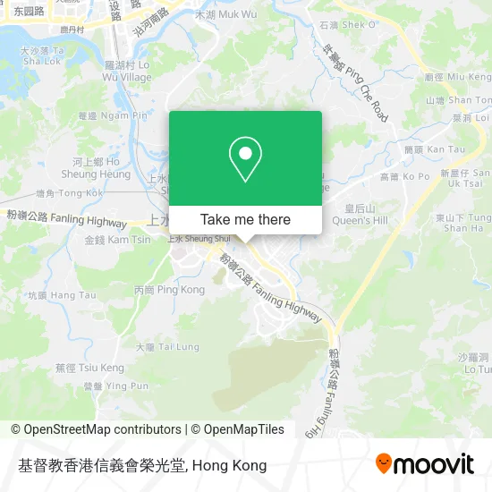 基督教香港信義會榮光堂地圖