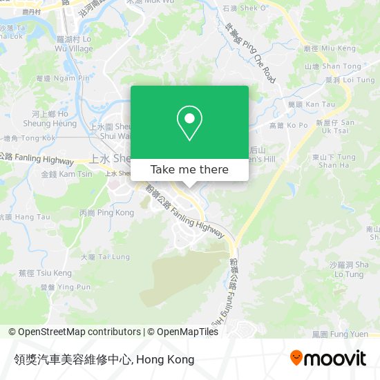 領獎汽車美容維修中心 map