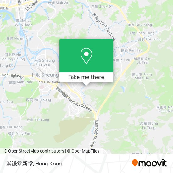 崇謙堂新堂地圖