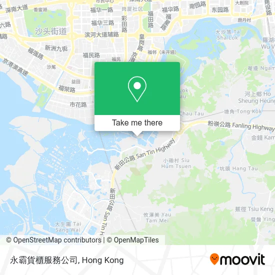 永霸貨櫃服務公司地圖