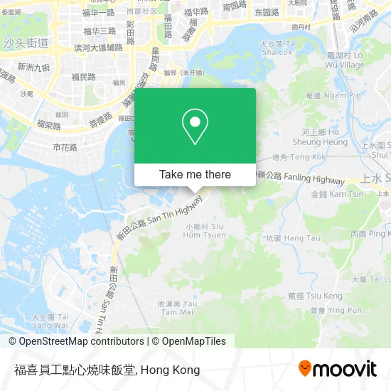 福喜員工點心燒味飯堂地圖