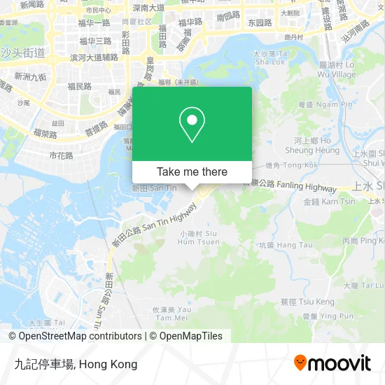 九記停車場地圖
