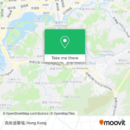燕崗遊樂場地圖