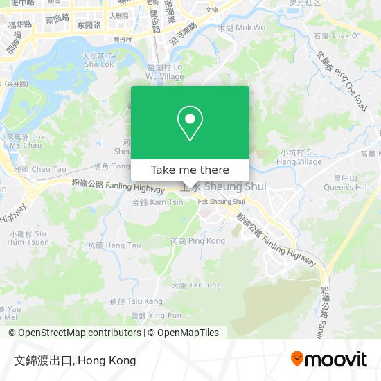 文錦渡出口 map