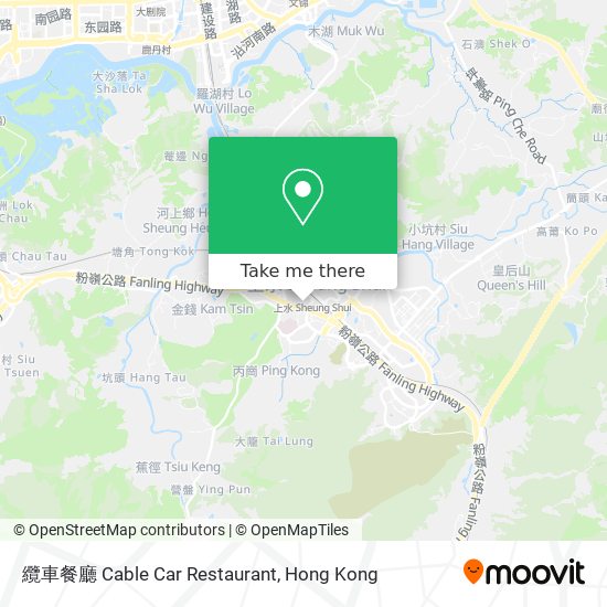 纜車餐廳 Cable Car Restaurant map