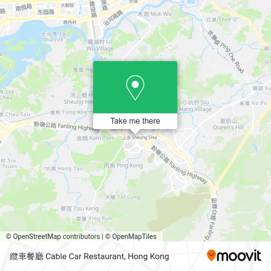 纜車餐廳 Cable Car Restaurant map