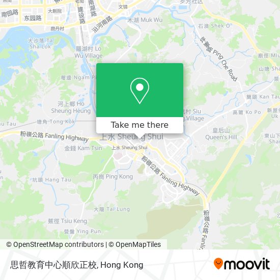 思哲教育中心順欣正校地圖