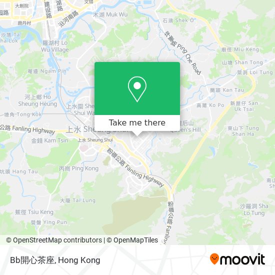 Bb開心茶座地圖