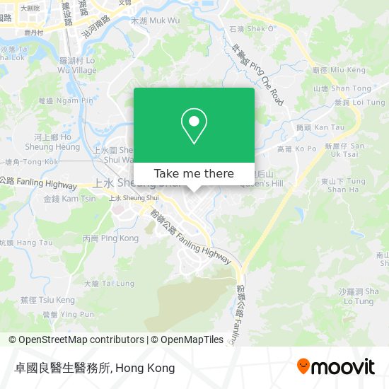 卓國良醫生醫務所 map