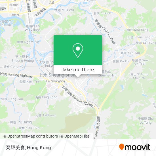 榮輝美食 map