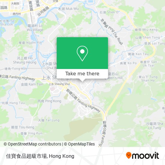 佳寶食品超級市場 map