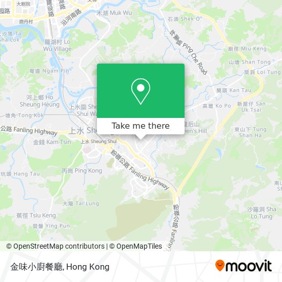 金味小廚餐廳 map