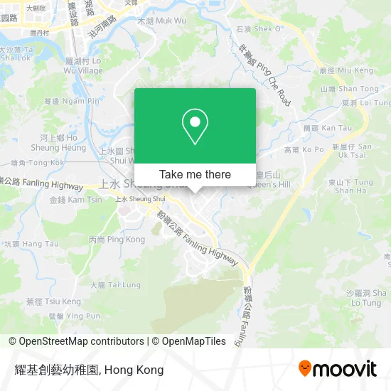 耀基創藝幼稚園地圖