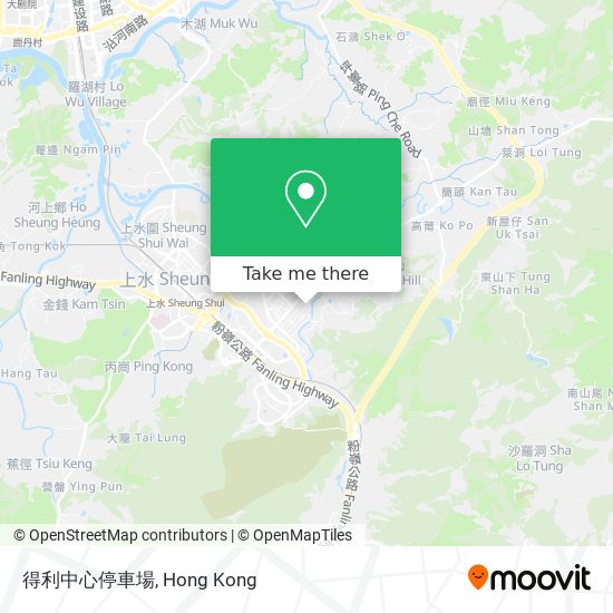 得利中心停車場 map