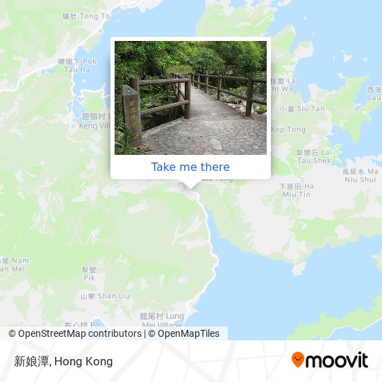 新娘潭 map