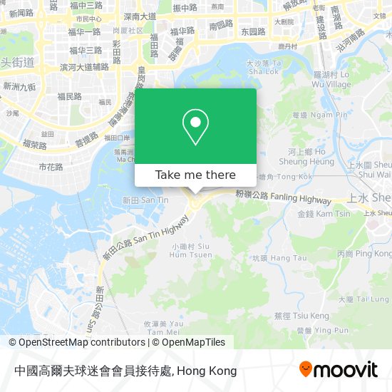 中國高爾夫球迷會會員接待處 map