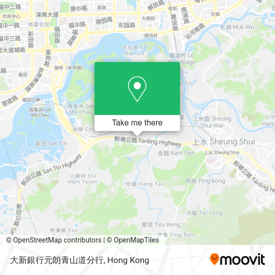 大新銀行元朗青山道分行地圖