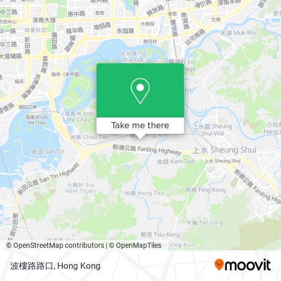 波樓路路口 map