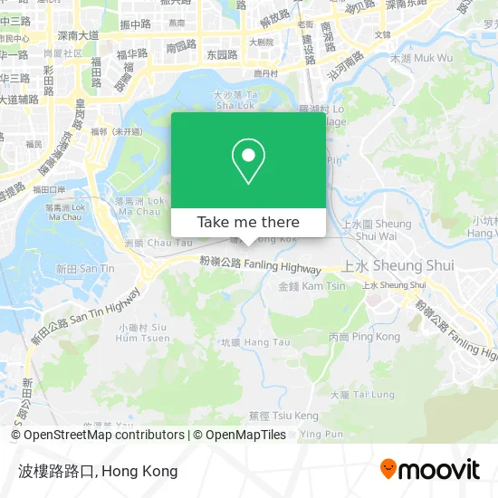 波樓路路口 map
