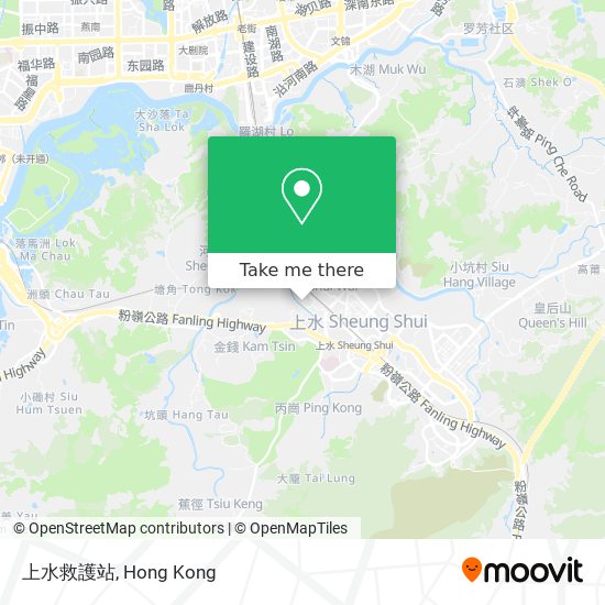 上水救護站 map