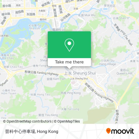 晉科中心停車場 map