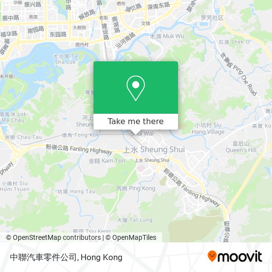 中聯汽車零件公司地圖