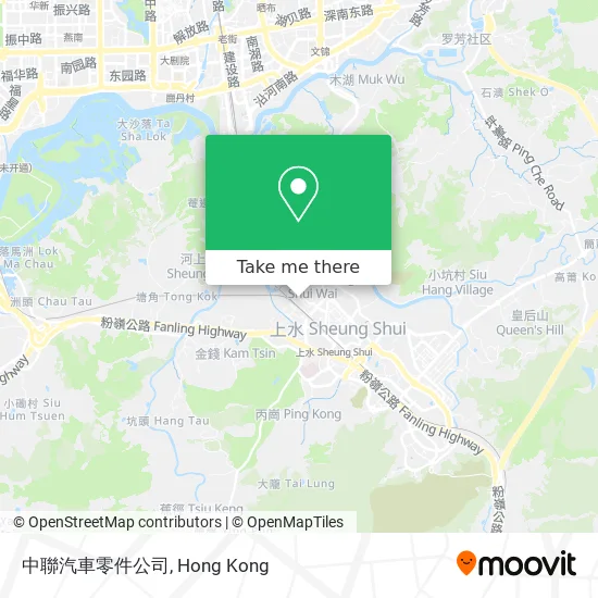 中聯汽車零件公司地圖