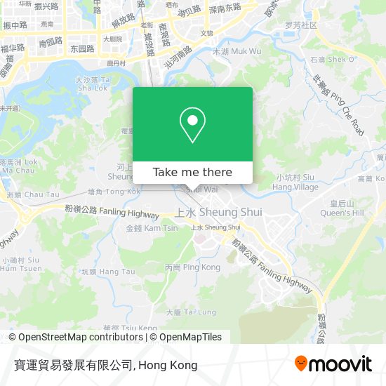 寶運貿易發展有限公司地圖